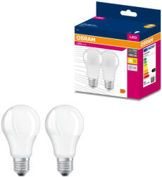 OSRAM E27 LED Value Classic 10W, 1055 lm, 2700 K, 75 W izzó helyett (2 darabos) (4058075479036)