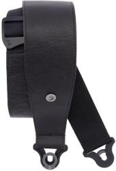 D'Addario Comfort Leather Auto Lock Guitar Strap Black - kytary - 21 720 Ft