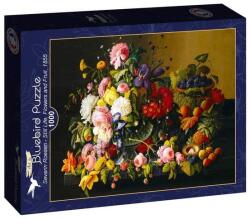 Bluebird Puzzle 1000 db-os Art by puzzle - Severin Roesen - Still Life Flowers and Fruit 1855 (60289) (60289)
