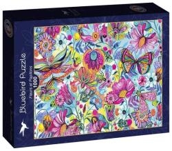 Bluebird Puzzle 1000 db-os puzzle - Fleurs et Papillons (90793)