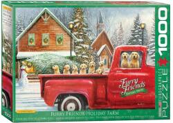 EUROGRAPHICS 1000 db-os puzzle - Furry Friends Holiday Farm, Kevin Daniel (6000-5575)
