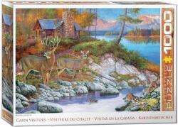 EUROGRAPHICS 1000 db-os puzzle - Cabin Visitors by Hayden Lambson (6000-5875) (6000-5875)