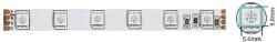 VITO Led Strip Plus 24V 60X5050 14.4W 3M(Adhesive Tape) 10mm Ip20 Rgb 5M Roll 5540500 VITO (3052)