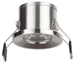 VITO Led Spot Light Fixture Recesssed Mounted Rita 2 Round 1W 105lm 6000K (Cool White) Φ53X30mm Chrome 2021590 VITO (2021590)