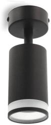 VITO Spot Light Fixture Surface Mounted Lumo-C Gu10 Adjustable Angle Φ55X100mm Black & Transparent 2102240 VITO (2102240)