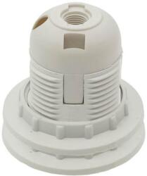 VITO E27 Plastic Lampholder White Pressed End Base Full Threaded With 2 Rings 7300010 VITO (1633)