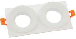VITO Spot Light Fixture Recesssed Mounted Double Donna 01D Gu10 182X92X45mm White 2012820 VITO (2012820)