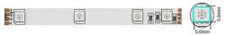 VITO Led Strip 5050 30Chips/M 7, 2W/M 390lm Rgb 12V Ip20 5M Roll 5501510 VITO (5501510)