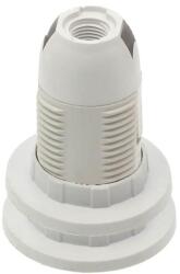 VITO E14 Plastic Lampholder White Pressed End Base Full Threaded With 2 Rings 7300030 VITO (7300030)