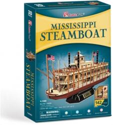 CubicFun Puzzle 3D Nava Mississippi Steamboat Usa 142 Piese Cubicfun ACUT4026h Puzzle