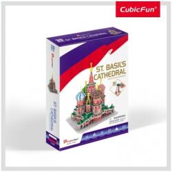 CubicFun Puzzle 3D Catedrala St. Basil (Nivel Mediu 92 Piese) Cubicfun ACUC239h