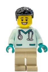 LEGO® cty1533 - LEGO minifigura állatorvos világos aqua felsőben (cty1533)