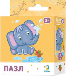dodo Puzzle pentru copii Dodo de 16 piese - Elefant (300162) Puzzle
