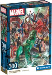 Clementoni Puzzle Clementoni din 500 piese - Personajele lui Marvel (35546) Puzzle