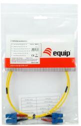 Equip 253331 Száloptikai Patch Kábel - SC Duplex, 1 m, Sárga (253331)