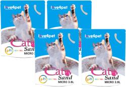  Cat Sand Szilikon macskaalom Cat Sand Micro - PH Control 4x3.8l