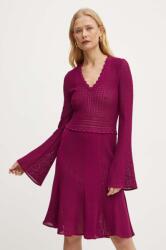 TWINSET rochie culoarea violet, midi, evazati, 242TP3051 9BYH-SUD0ZO_45X (242TP3051)