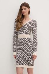 GUESS rochie MATI culoarea bej, mini, mulata, 4YGK74 5036Z 9BYH-SUD08K_80X (4YGK74.5036Z)