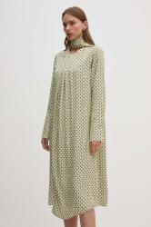 Tommy Hilfiger rochie culoarea galben, midi, dreaptă, WW0WW42318 9BYH-SUD01U_11X (WW0WW42318)