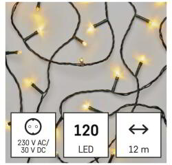 EMOS D4Aw03 Kül/Beltéri LED Fényfüzér 12m - Meleg Fehér