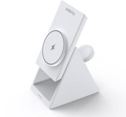 Choetech T600-F 3 Az 1-Ben Vezeték Nélküli Töltőállomás, Fehér (T600F)