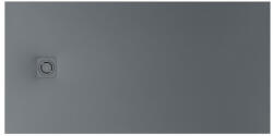 Roca Terra-N Stonex zuhanytálca 140x90 cm csúszásgátló felülettel és lefolyóval, palaszürke APA0157838401200 (APA0157838401200)