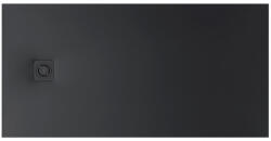 Roca Terran-N Stonex zuhanytálca 150x70 cm csúszásgátló felülettel és lefolyóval, fekete APA015DC2BC01400 (APA015DC2BC01400)