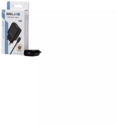 Beline Blncb30L USB-C Hálózati Töltő + Lightning Kábel - 30W, Fekete