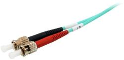 Equip 25224207 Optikai Patch Kábel - ST Duplex, 2 m, Türkiz (25224207)