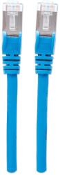 Manhattan S/FTP CAT7 Patch Kábel - 7.5 m, Kék