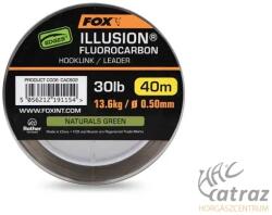 FOX Krimpelhető Fluorocarbon Előtétzsinór 0, 50mm 40m - Fox Illusion Fluorocarbon Natural Green (CAC902)