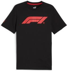 PUMA Férfi funkcionális rövid ujjú pólók Puma F1 ESS LOGO TEE fekete 625851-01 - XL