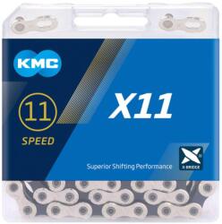 KMC Lánc X11 11s 1/2 X 11/128 118l Ezüst/fekete