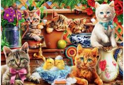 Bluebird Puzzle 90769 - Kittens in the Potting Shed - 1000 db-os puzzle (90769)