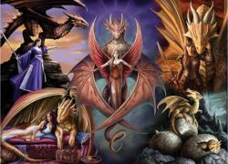 Bluebird Puzzle 90837 - Anne Stokes - Dragon Fellowship - 1000 db-os puzzle (90837)