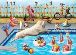 EUROGRAPHICS 6331-5878 - Crazy Pool Day by Lucia Heffe - 300 db-os 3D Lenticular puzzle