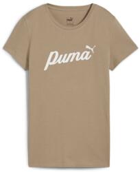 PUMA ESS+ Script Tee XS | Női | Pólók | Bézs | 679315-67