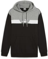 PUMA POWER Colorblock Hoodie FL S | Férfi | Kapucnis pulóverek | Fekete | 681731-01