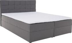 TEMPO KONDELA Pat boxspring, 160x200, ţesătură gri, KAMILIA