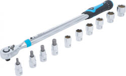 BGS technic Technic Nyomatékkulcs-készlet 12, 5 mm (1/2") 40 - 200 Nm 11 darabos (BGS-2865) (BGS-2865)