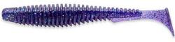 Fishup Fishup_U-Shad 4" 8Pcs. 060 - Dark Violet/Peacock & Silver (FHL24-132)