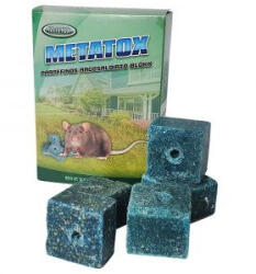 MetaTOX Paraffinos rágcsálóirtó blokk 300g