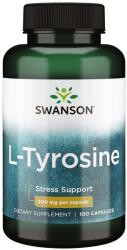 Swanson L-Tyrosine 500 miligrame Stress Suport 100 capsule Swanson
