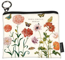 Fridolin Maria Sibylla Merian virágos mini pénztárca - textil 12x10 cm (VR-19234)