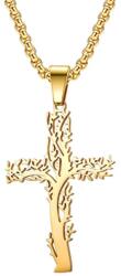 Tree Cross nyakék - Arany