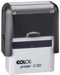 COLOP Bélyegző, COLOP "Printer C 20", kék cserepárnával (RC01522004/RC01522007) - bestoffice