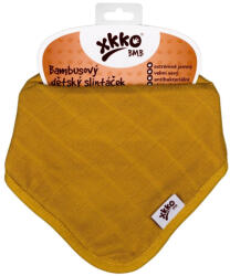Xkko bambusz pamut előke - Honey Mustard (BMBBND066)