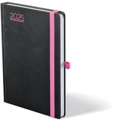 TopTimer Naptár, tervező, A5, napi, TOPTIMER, Nero , fekete-pink (25T021N-00E) - molnarpapir