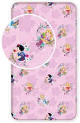 Disney Hercegnők gumis lepedő 90x200 cm Nr 01