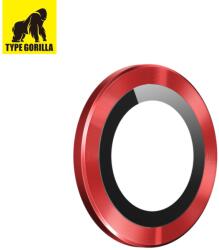 Type Gorilla Apple iPhone 13 Mini/13 TG Armor Pro 3D Kameravédő Üvegfólia - Piros